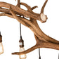 Meyda Lighting Antlers 52" 7-Light Antique Copper Island Chandelier