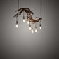 Meyda Lighting Antlers 52" 7-Light Antique Copper Island Chandelier