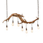 Meyda Lighting Antlers 52" 7-Light Antique Copper Island Chandelier