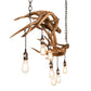 Meyda Lighting Antlers 52" 7-Light Antique Copper Island Chandelier