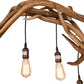 Meyda Lighting Antlers 52" 7-Light Antique Copper Island Chandelier