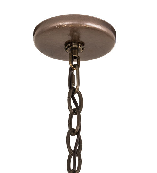 Meyda Lighting Antlers 56" 12-Light Antique Copper Elk Chandelier