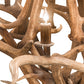 Meyda Lighting Antlers 59" 8-Light Antique Copper Elk Chandelier