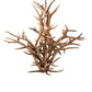 Meyda Lighting Antlers 59" 8-Light Antique Copper Elk Chandelier