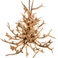 Meyda Lighting Antlers 65" 18-Light Antique Copper Elk Chandelier