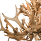 Meyda Lighting Antlers 65" 18-Light Antique Copper Elk Chandelier