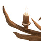 Meyda Lighting Antlers 66" 10-Light Antique Copper Chandelier