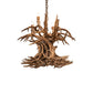 Meyda Lighting Antlers 66" 10-Light Antique Copper Chandelier
