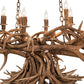 Meyda Lighting Antlers 66" 10-Light Antique Copper Chandelier
