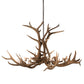 Meyda Lighting Antlers 66" 8-Light Antique Copper Elk Chandelier