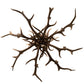 Meyda Lighting Antlers 66" 8-Light Antique Copper Elk Chandelier