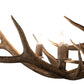Meyda Lighting Antlers 66" 8-Light Antique Copper Elk Chandelier