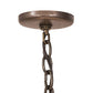Meyda Lighting Antlers 67" 10-Light Antique Copper Elk Chandelier