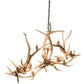 Meyda Lighting Antlers 67" 10-Light Antique Copper Elk Chandelier