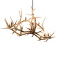 Meyda Lighting Antlers 67" 10-Light Antique Copper Elk Chandelier