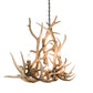 Meyda Lighting Antlers 67" 10-Light Antique Copper Elk Chandelier