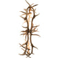 Meyda Lighting Antlers 67" 10-Light Antique Copper Elk Chandelier