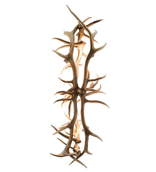 Meyda Lighting Antlers 67" 10-Light Antique Copper Elk Chandelier