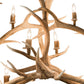Meyda Lighting Antlers 67" 10-Light Antique Copper Elk Chandelier