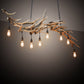 Meyda Lighting Antlers 69" 8-Light Mahogany Bronze Island Chandelier