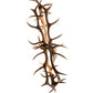 Meyda Lighting Antlers 70" 10-Light Antique Copper Elk Chandelier