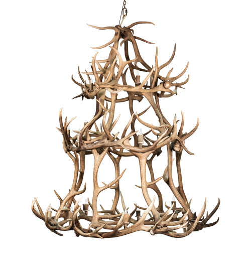 Meyda Lighting Antlers 70" 18-Light Antlers Elk Chandelier