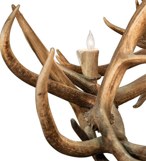 Meyda Lighting Antlers 70" 18-Light Antlers Elk Chandelier