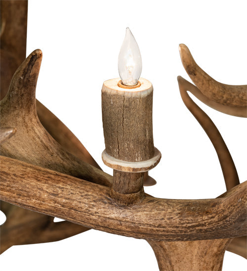 Meyda Lighting Antlers 70" 18-Light Antlers Elk Chandelier
