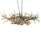 Meyda Lighting Antlers 71" 10-Light Antique Copper Deer Island Chandelier