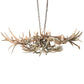 Meyda Lighting Antlers 71" 10-Light Antique Copper Deer Island Chandelier