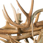 Meyda Lighting Antlers 71" 10-Light Antique Copper Deer Island Chandelier