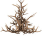 Meyda Lighting Antlers 72" 24-Light Antique Copper Elk Chandelier
