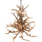 Meyda Lighting Antlers 72" 24-Light Antique Copper Elk Chandelier