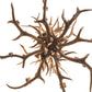 Meyda Lighting Antlers 72" 24-Light Antique Copper Elk Chandelier