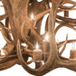 Meyda Lighting Antlers 72" 24-Light Antique Copper Elk Chandelier