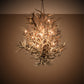 Meyda Lighting Antlers 84" 16-Light Mahogany Bronze & Deer Antlers Chandelier