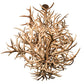 Meyda Lighting Antlers 84" 16-Light Mahogany Bronze & Deer Antlers Chandelier