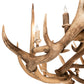 Meyda Lighting Antlers 85" 12-Light Antique Copper Chandelier