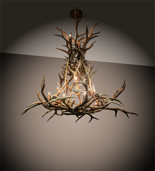 Meyda Lighting Antlers 90" 20-Light Antlers Elk Chandelier