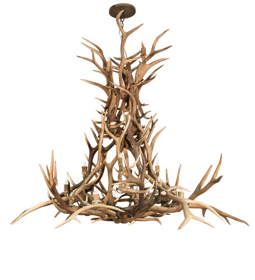 Meyda Lighting Antlers 90" 20-Light Antlers Elk Chandelier