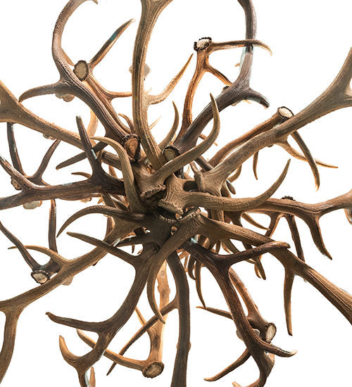 Meyda Lighting Antlers 90" 20-Light Antlers Elk Chandelier