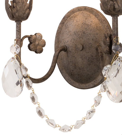 Meyda Lighting Antonia 10" 2-Light Corinth Wall Sconce