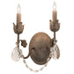 Meyda Lighting Antonia 10" 2-Light Corinth Wall Sconce