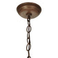 Meyda Lighting Antonia 12" 3-Light Antonia Chandelier With Faux Candlelight