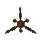 Meyda Lighting Antonia 12" 3-Light Antonia Chandelier With Faux Candlelight