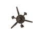 Meyda Lighting Antonia 12" 3-Light Chestnut Chandelier With Amber Faux Candlelight