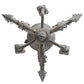Meyda Lighting Antonia 12" 3-Light Corinth Chandelier With Ivory Faux Candlelight