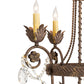 Meyda Lighting Antonia 18" 4-Light Pompeii Gold Chandelier