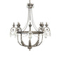 Meyda Lighting Antonia 241448 40" 8-Light French Bronze Chandelier