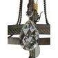 Meyda Lighting Antonia 26" 6-Light French Bronze Chandelier With Amber Faux Candlelight